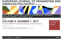 Tablet Screenshot of journalofpragmatism.eu